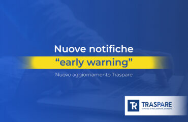 Traspare introduce nuove notifiche per supportare i RUP nella gestione delle scadenze.